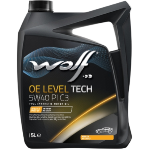 WOLF OE LEVEL TECH PI C3 5W40 5L