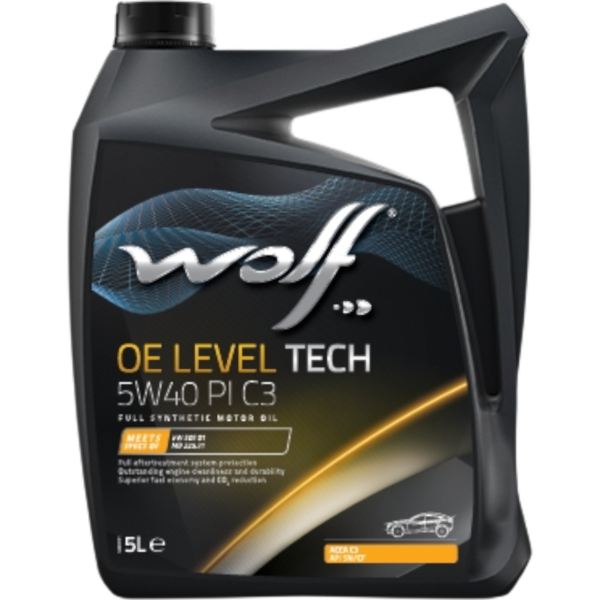 WOLF OE LEVEL TECH PI C3 5W40 5L