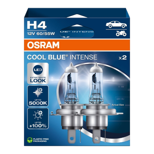 OSRAM 64193CBN-2HB  COOL BLUE INTENSE H4 12V 60/55W 2VNT.