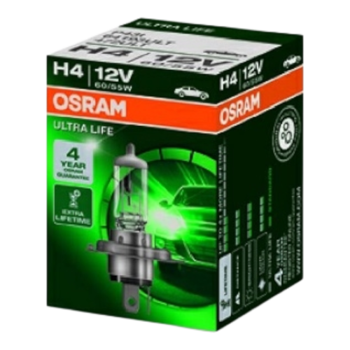 OSRAM 64193ULT ULTRA LIFE H4 12V 60/55W