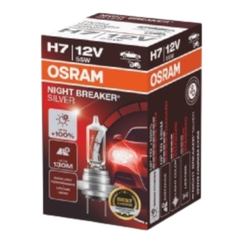 OSRAM 64210NBS NIGHT BREAKER SILVER 100% H7 12V 55W