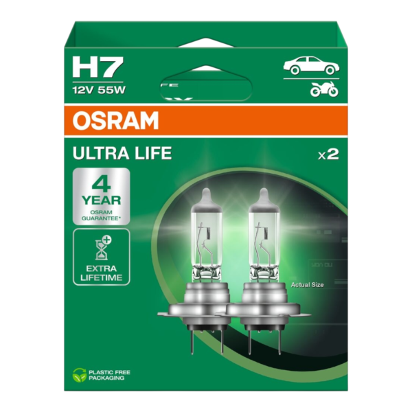 OSRAM 64210ULT ULTRA LIFE H7 12V 55W 2VNT.