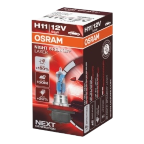OSRAM 64211NL NIGHT BREAKER LASER 150% H11 12V 55W