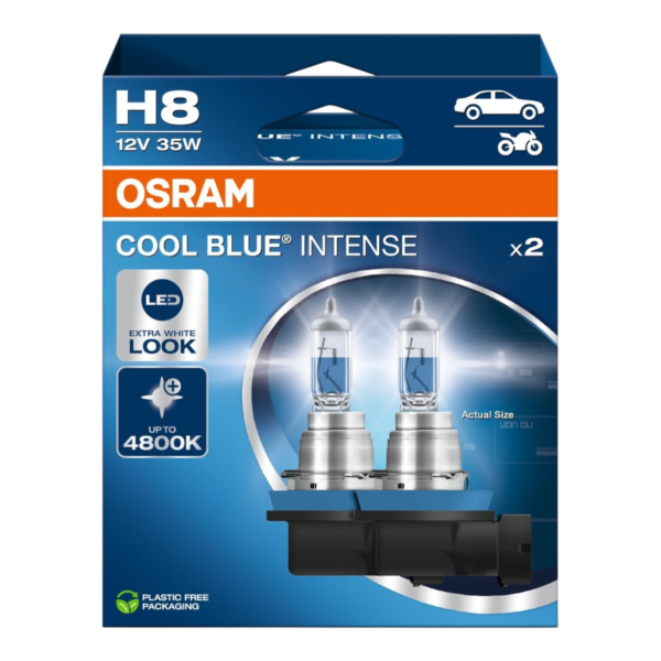 OSRAM 64212CBN-2HB COOL BLUE INTENSE H8 12V 35W 2VNT.