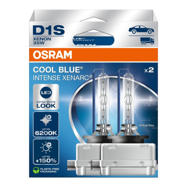 OSRAM 66140CBN-2HB COOL BLUE INTENSE D1S 85V 35W 2VNT