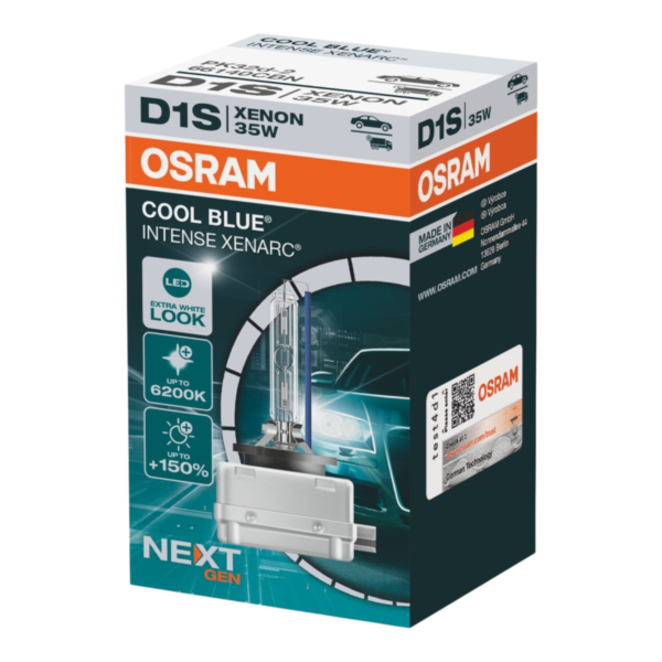 OSRAM 66140CBN COOL BLUE INTENSE D1S 85V 35W