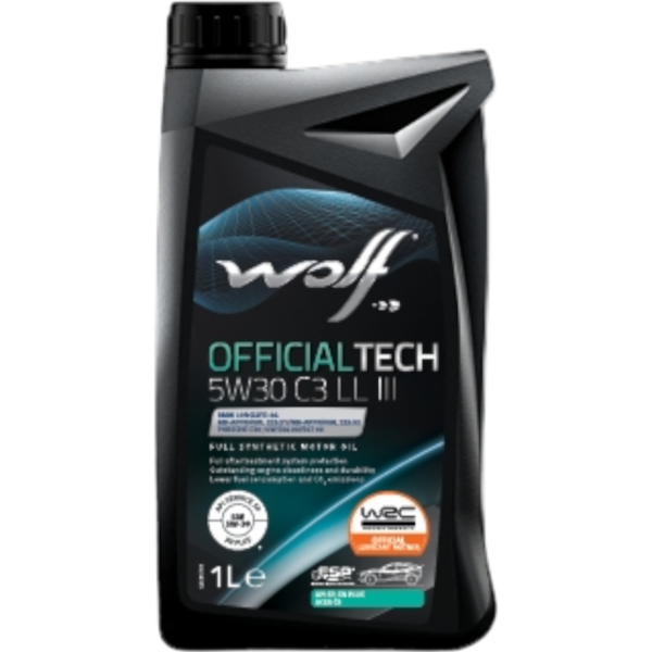 WOLF OFFICIALTECH C3 LL III 5W30 1L