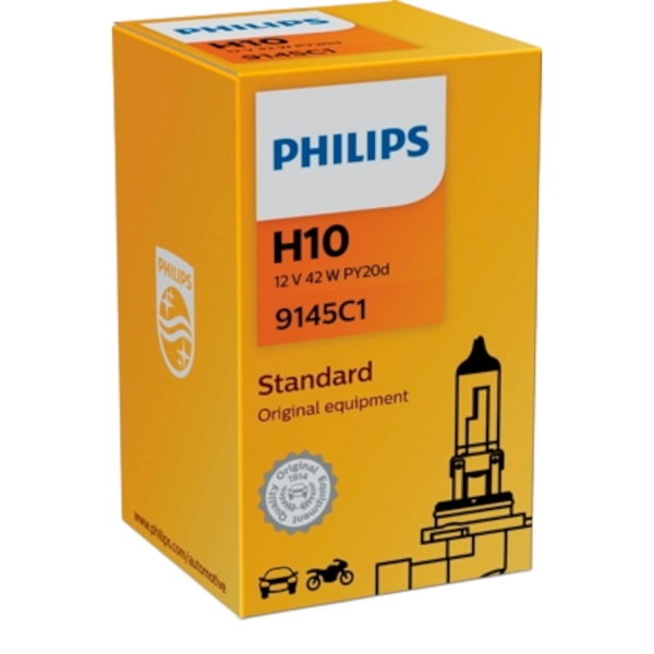 PHILIPS 9145C1 STANDARD H10 12V 42W