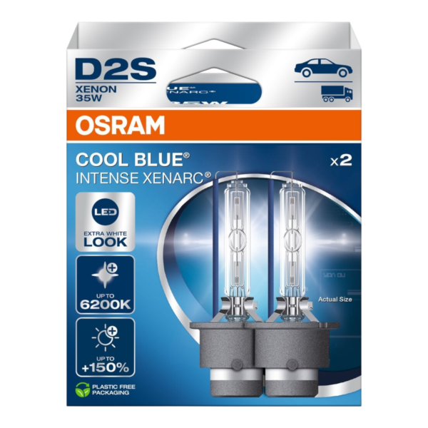 OSRAM 66240CBN-2HB COOL BLUE INTENSE D2S 85V 35W 2VNT.