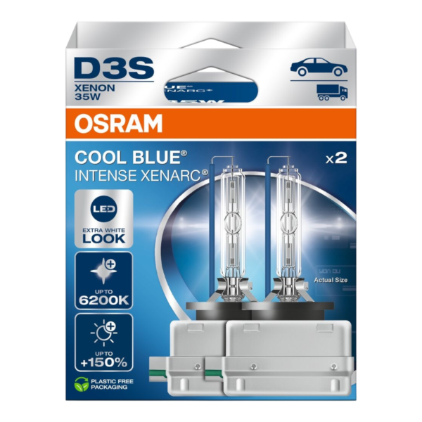 OSRAM 66340CBN-2HB COOL BLUE INTENSE D3S 42V 35W 2VNT.