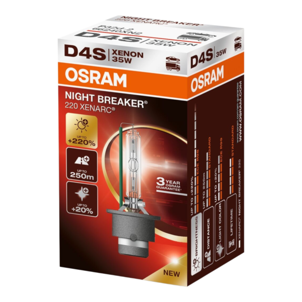 OSRAM 66440XN2 NIGHT BREAKER +220% D4S 42V 35W