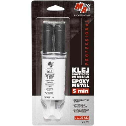 MA PROFESSIONAL 20-A43 epoksidiniai metalo klijai 25ml