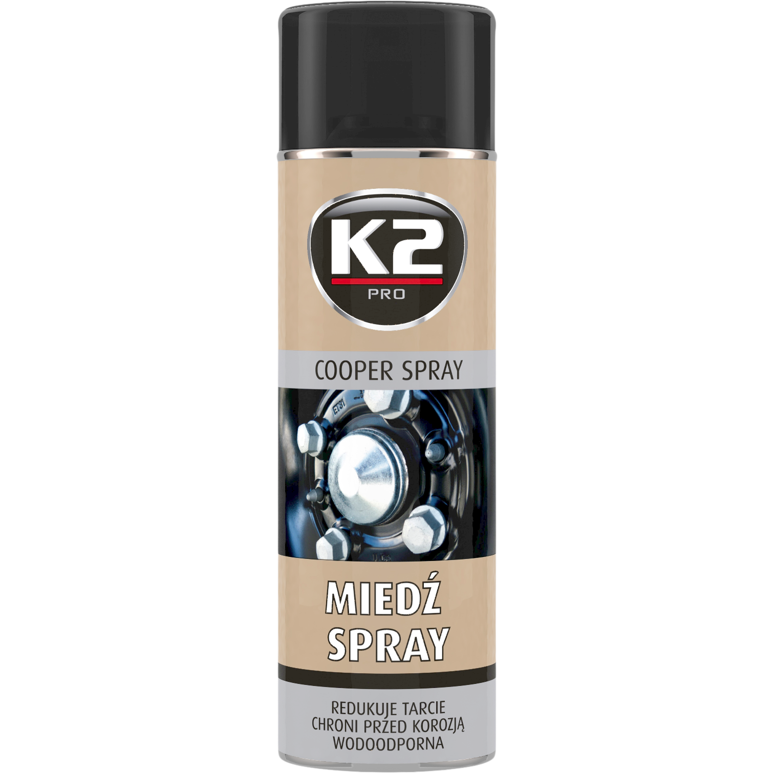 K2 W122 purškiamas vario tepalas 400ml