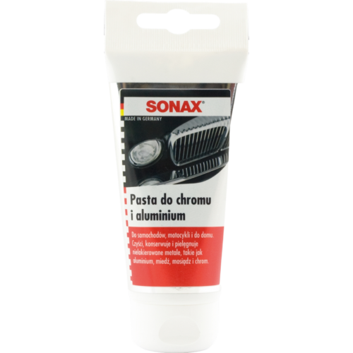 SONAX 308000 poliravimo pasta chromui ir aliuminiui 75ml