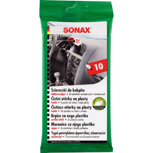 SONAX 415100 drėgnos servetėlės panelei 10vnt.